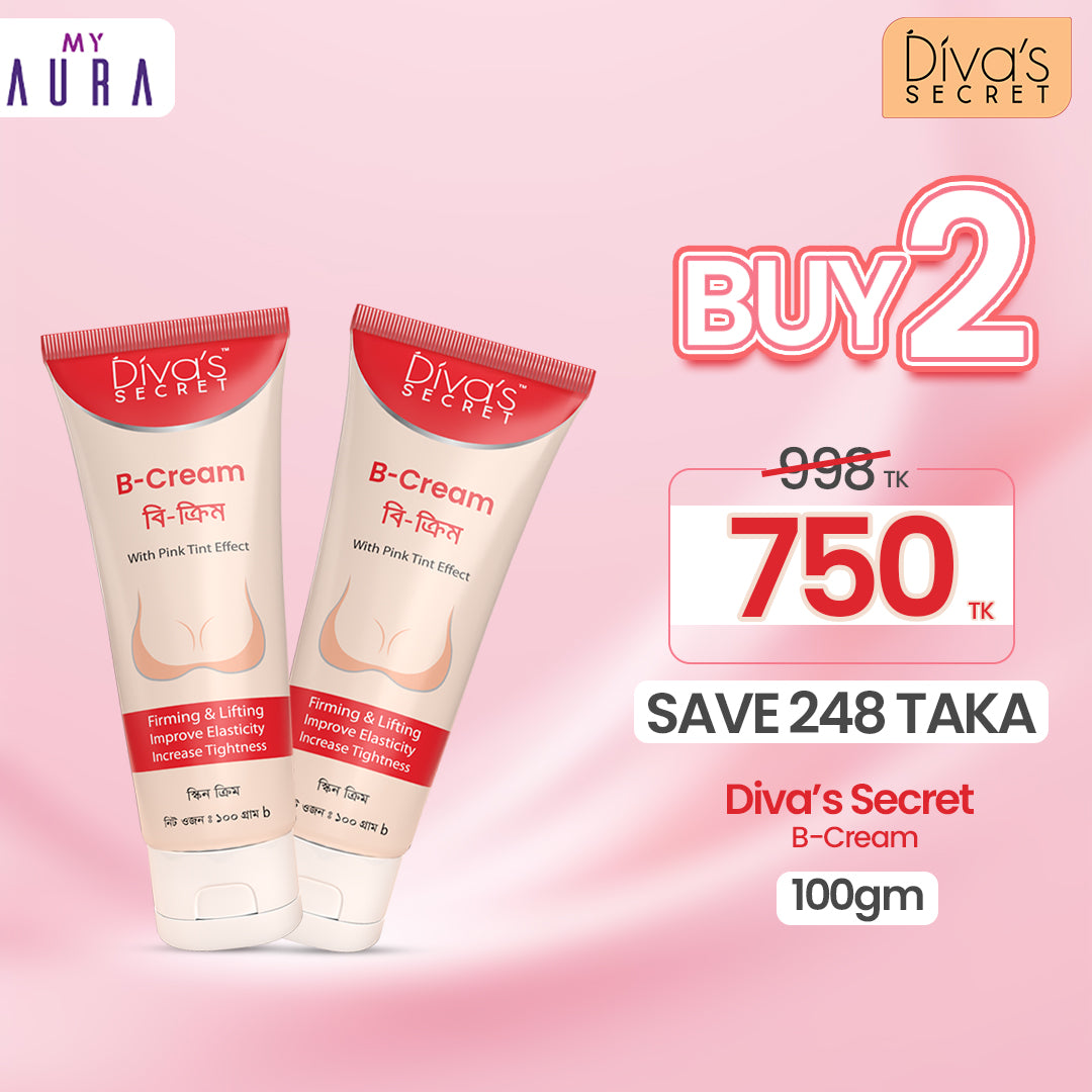 Buy 2 Diva’s Secret B-Cream 100gm at 750TK