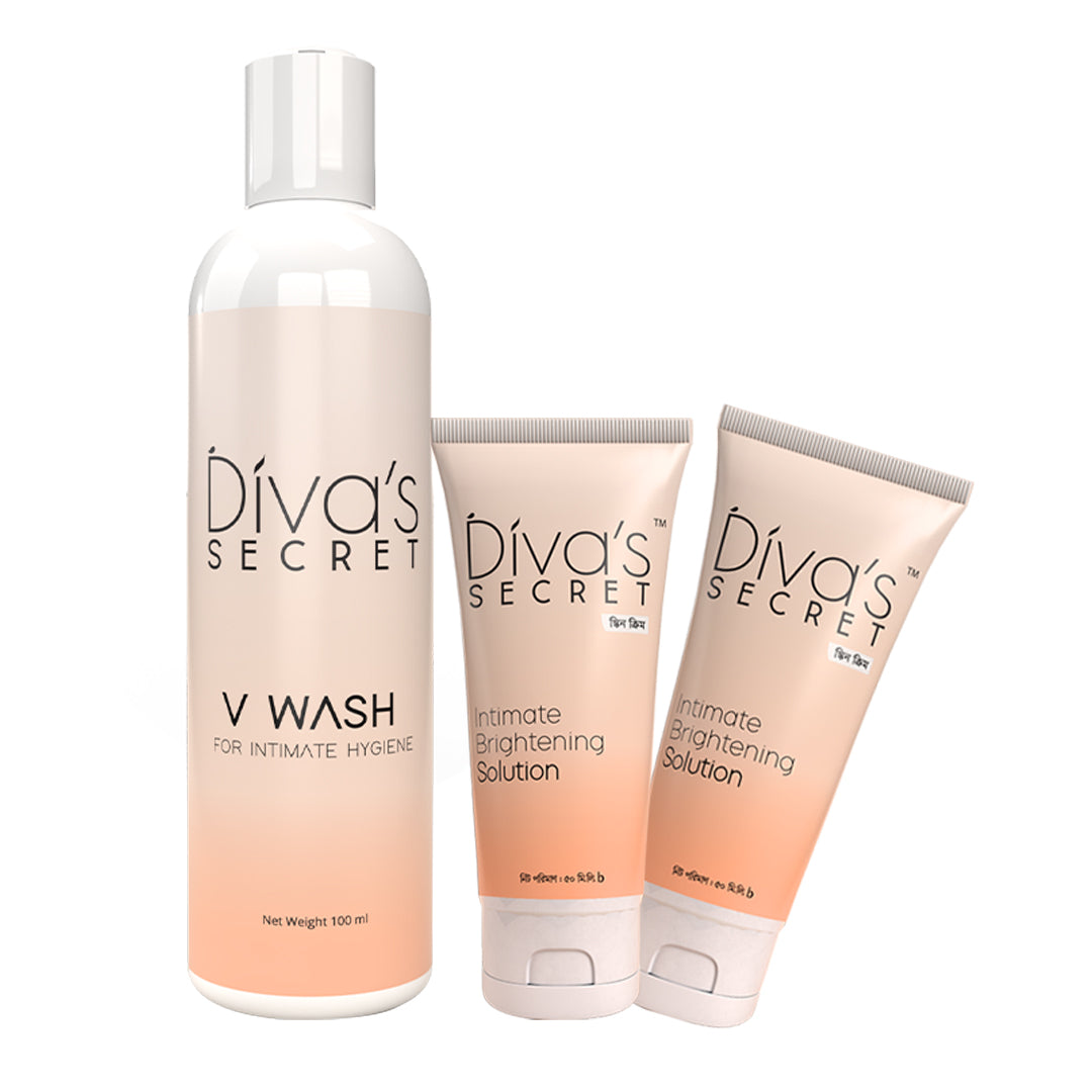 Buy 2 Divas Secret Intimate Brightening Solution 50ml Get One V Wash 100 free @570 TK