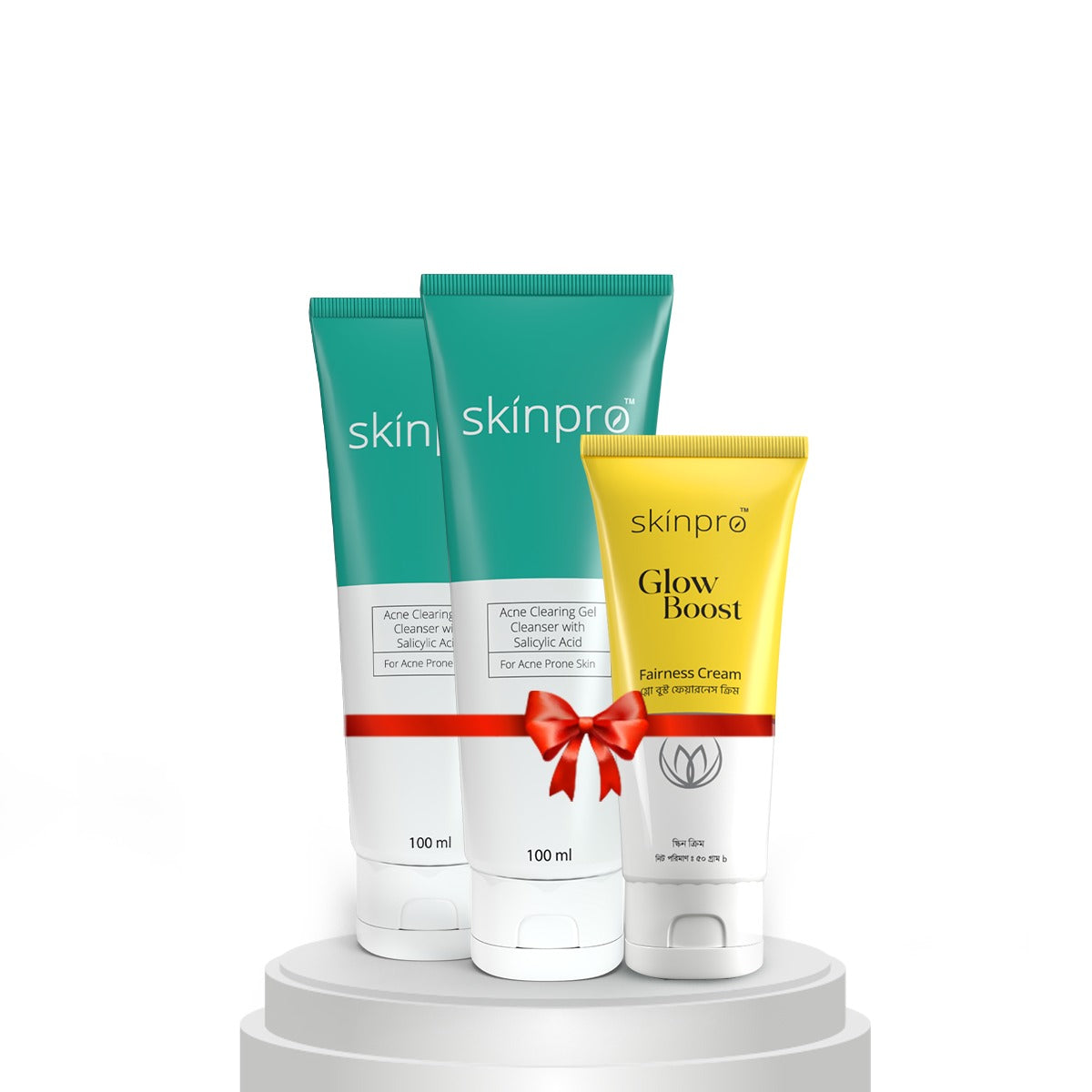 Buy 2 Skinpro for Acne Prone Skin 100ml & Get 1 Skinpro Glow Boost Fairness Cream 50gm