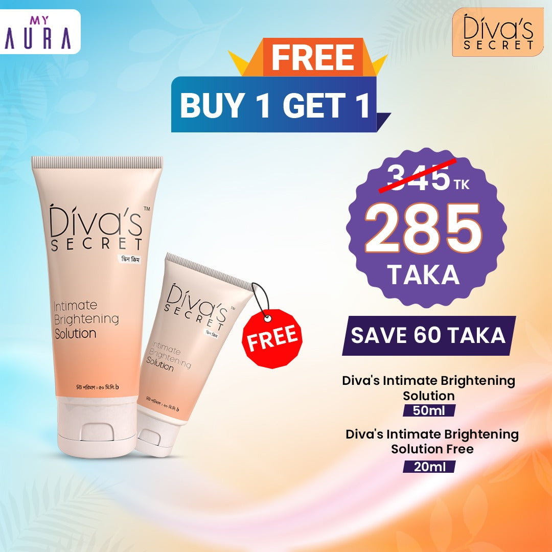 Buy 1 Diva's Intimate Brightening Solution 50Ml Get 1 Diva's Intimate Brightening Solution 20ml @285