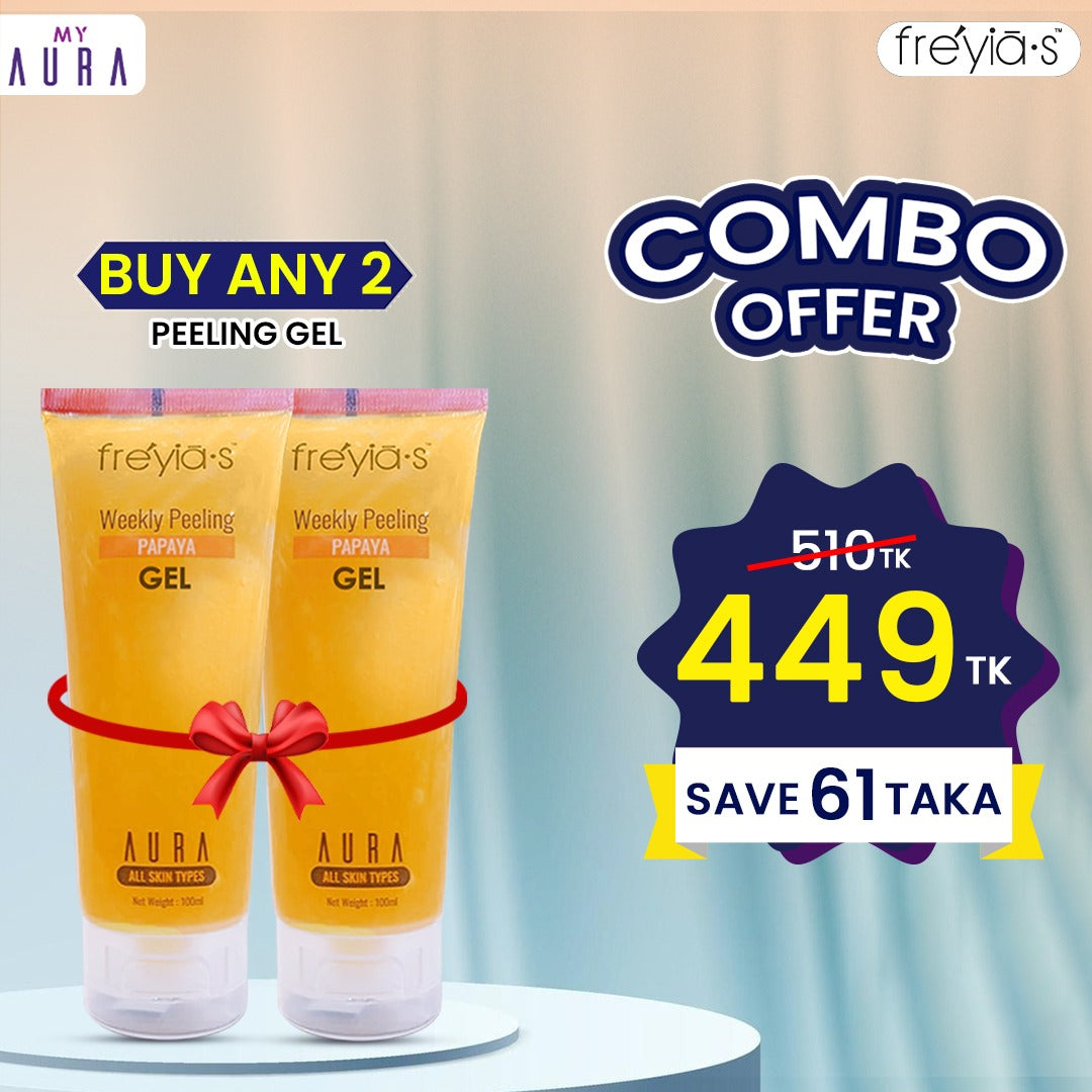 Buy 2 Freyia's Papaya Weekly Peeling Facewash at 449 TK