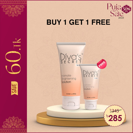 Buy 1 Diva's Intimate Brightening Solution 50Ml Get 1 Diva's Intimate Brightening Solution 20ml @285