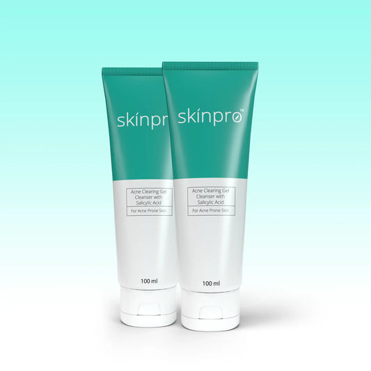 Skinpro Acne Clearing Gel Cleanser 100ml with 2% Salicylic Acid