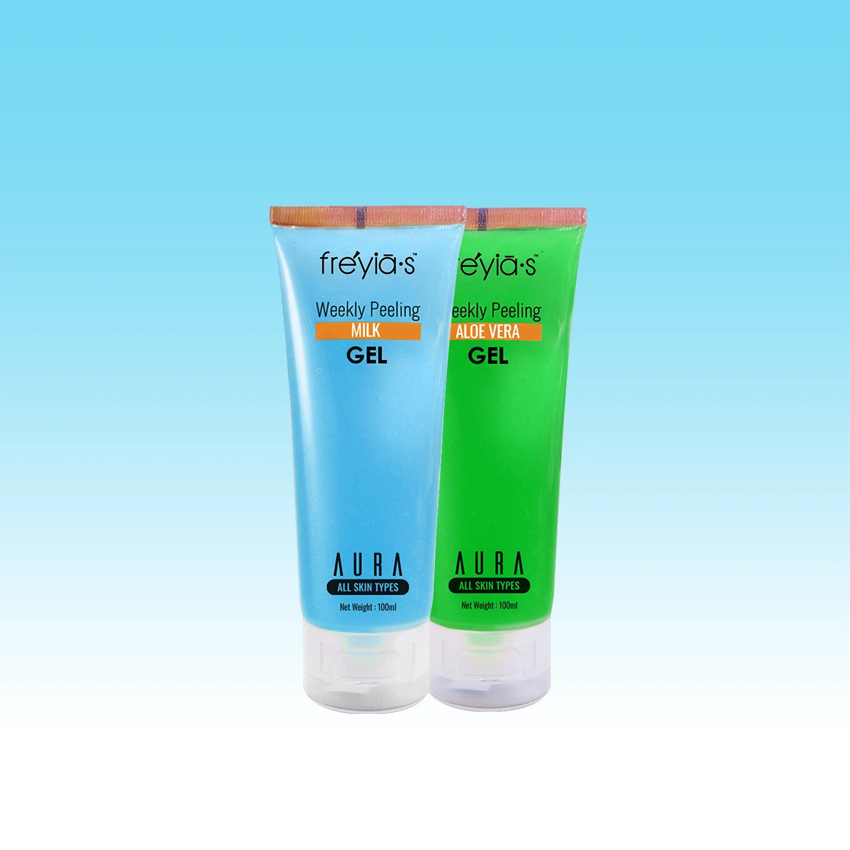Combo: Freyia's Weekly  Peeling Milk Gel + Freyia's Weekly Peeling  Aloe Vera Gel at 449tk