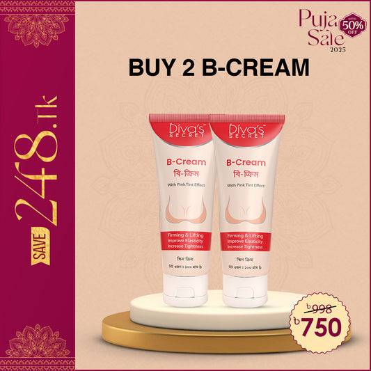 Buy 2 Diva’s Secret B-Cream 100gm at 750TK