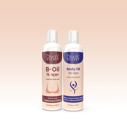 Divas Secret B-Oil and Body Oil Combo