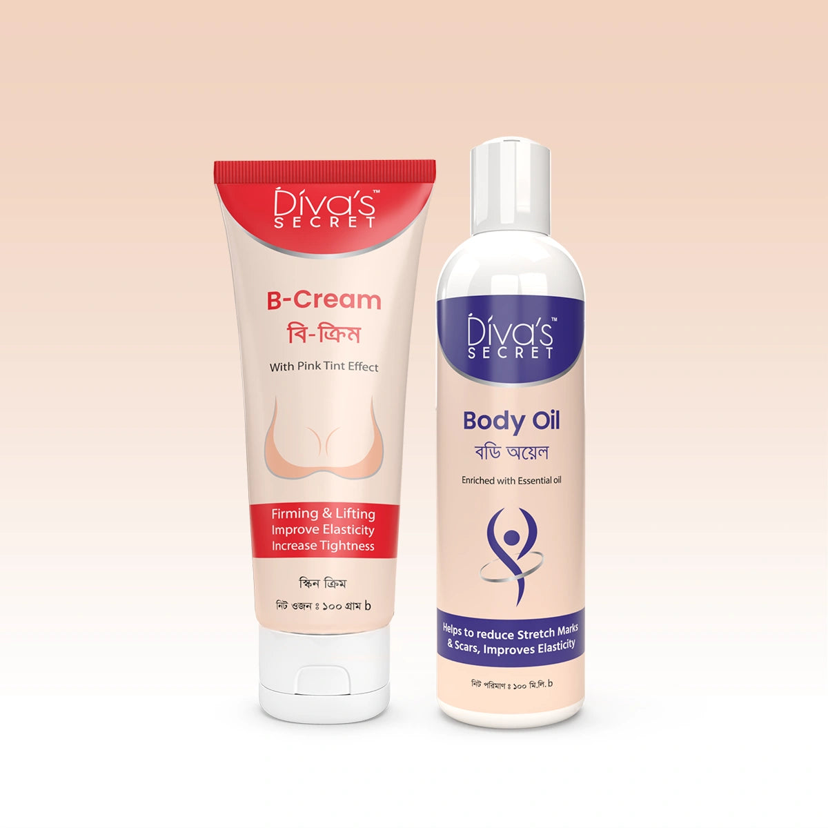 Diva’s Secret Body Oil and B-Cream Combo