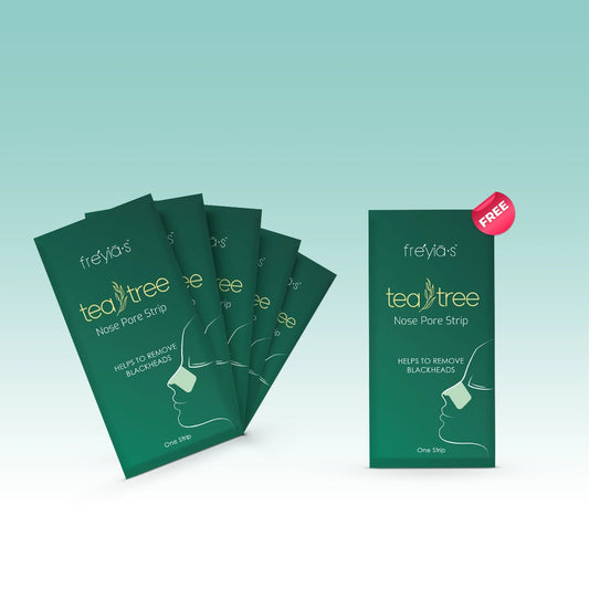 Buy 5 Freyia's Tea Tree Nose Pores Strips and Get 1 Free! (Total 6pcs)