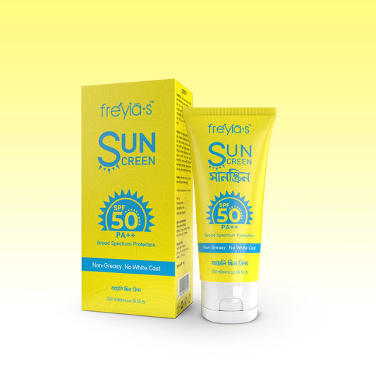 SPF 50 oil-free sunscreen for oily skin in Bangladesh with matte finish