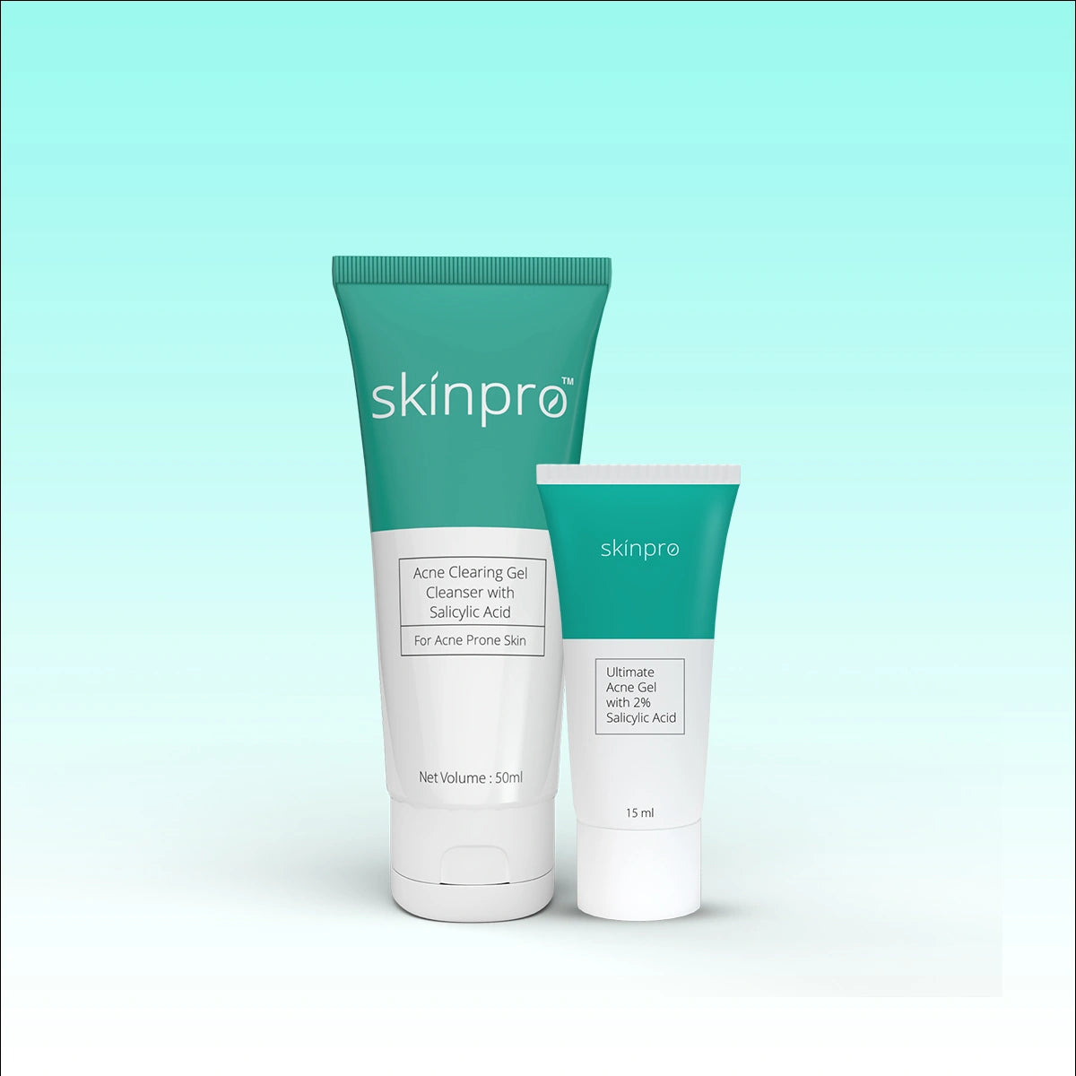 SkinPro Acne Trial Pack with Ultimate Acne Gel 15ml and Acne Clearing Gel Cleanser 50ml in Bangladesh

Image Title: