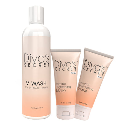 Buy 2 Divas Secret Intimate Brightening Solution 50ml Get One V Wash 100 free @570 TK