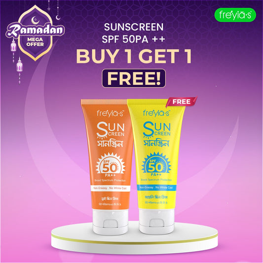 Buy 1 Freyias Sunscreen SPF50PA ++ Get 1 Free!