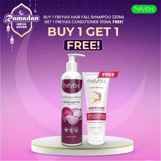 Buy 1 Freyia's Hair Fall Shampoo Get 1 Freyias Conditioner Free