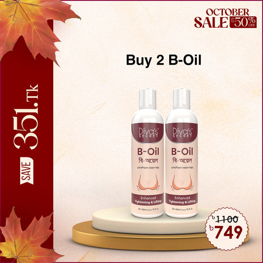 Special Offer: Buy 2 Divas Secret B-Oil 100ml @749tk
