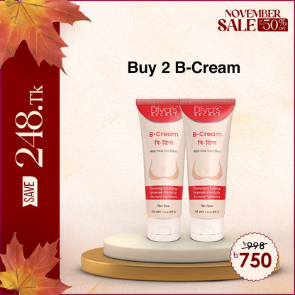Buy 2 Diva’s Secret B-Cream 100gm at 750TK