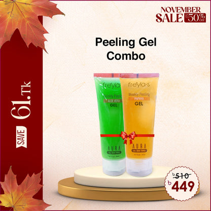 Combo: Freyia's Papaya Weekly Peeling Facewash+ Freyia's Weekly Peeling Aloe Vera Gel at 449TK