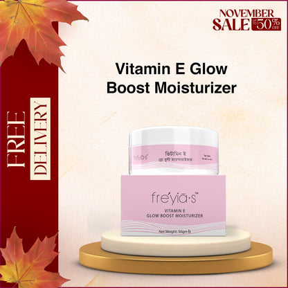 Freyia's Vitamin E Glow Boost Moisturizer 50ml- Free Delivery