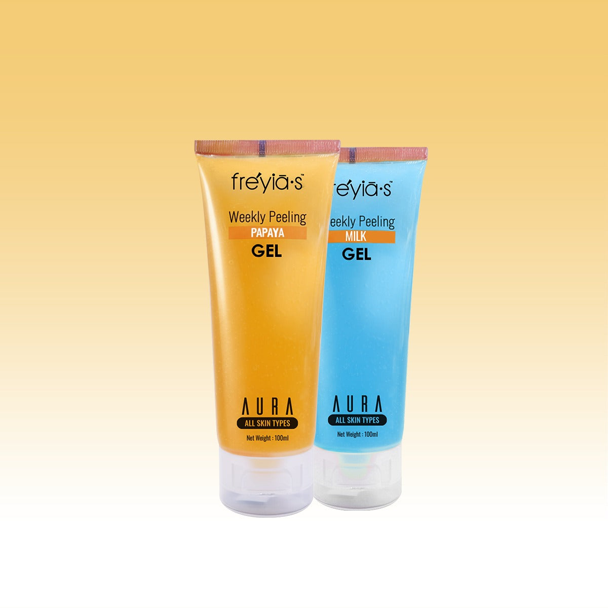 Combo: Freyia's Weekly Peeling Milk Gel+ Freyia's  Weekly Peeling Papaya Gel at 449 TK