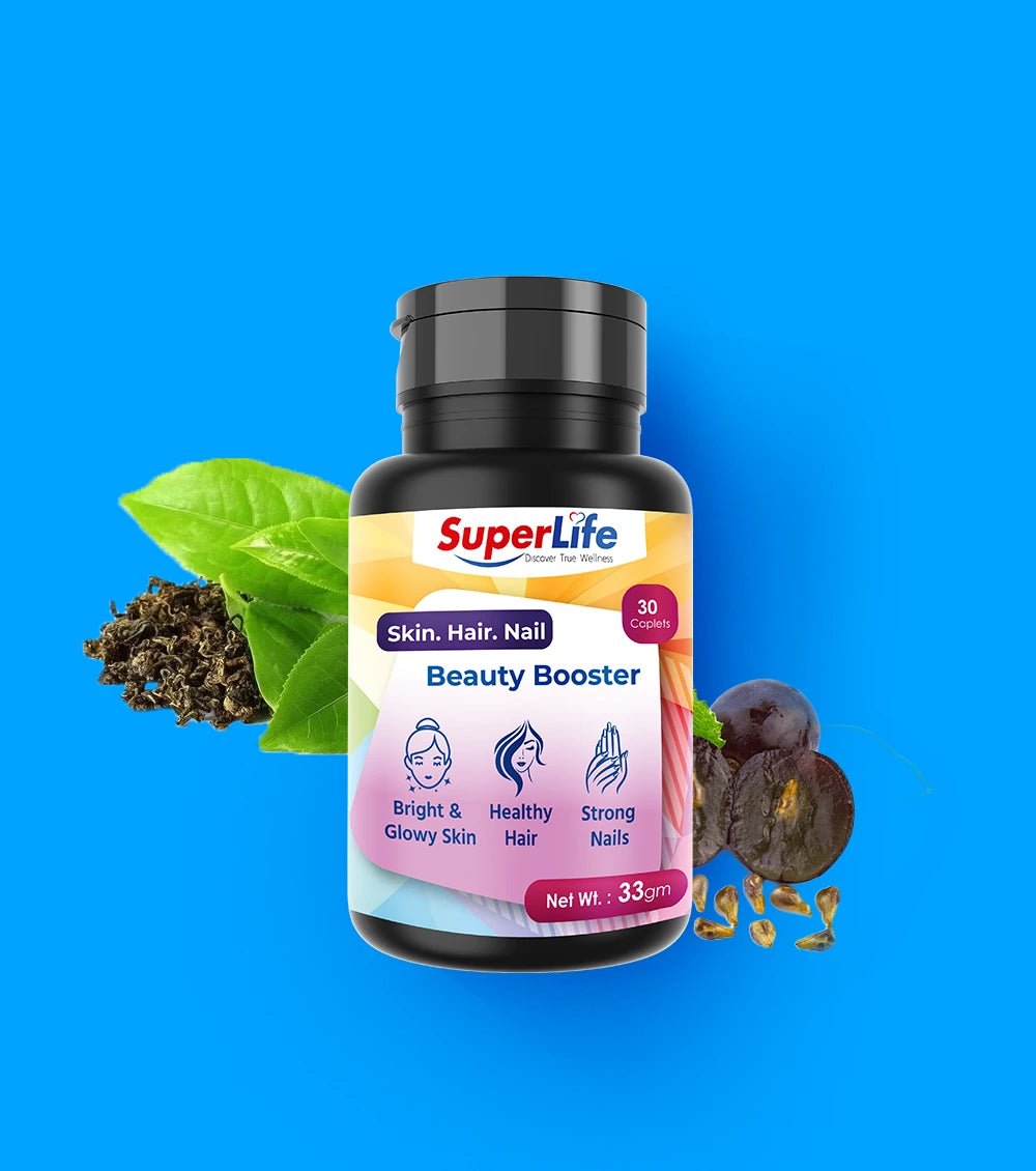 SuperLife Beauty Supplement for Glowing Skin, Healthy Hair, and Strong Nails