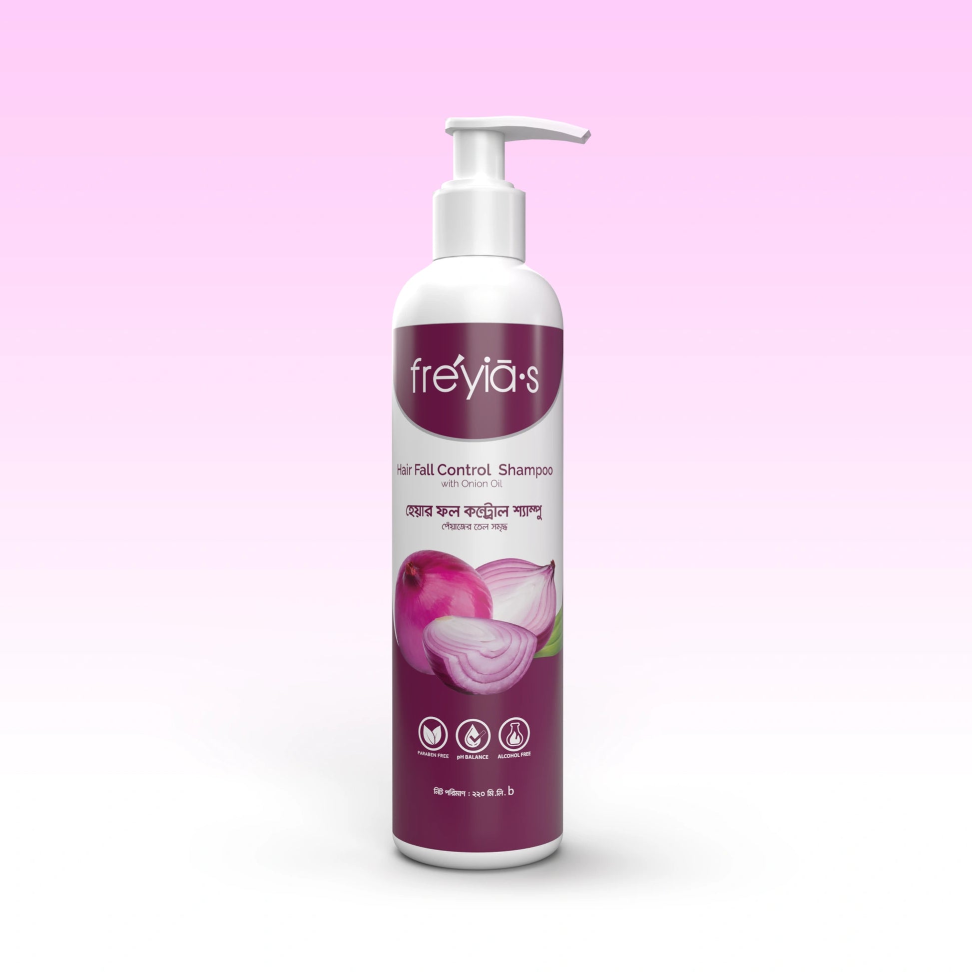 Freyia's Hair Fall Control Shampoo with Onion Oil 220ml