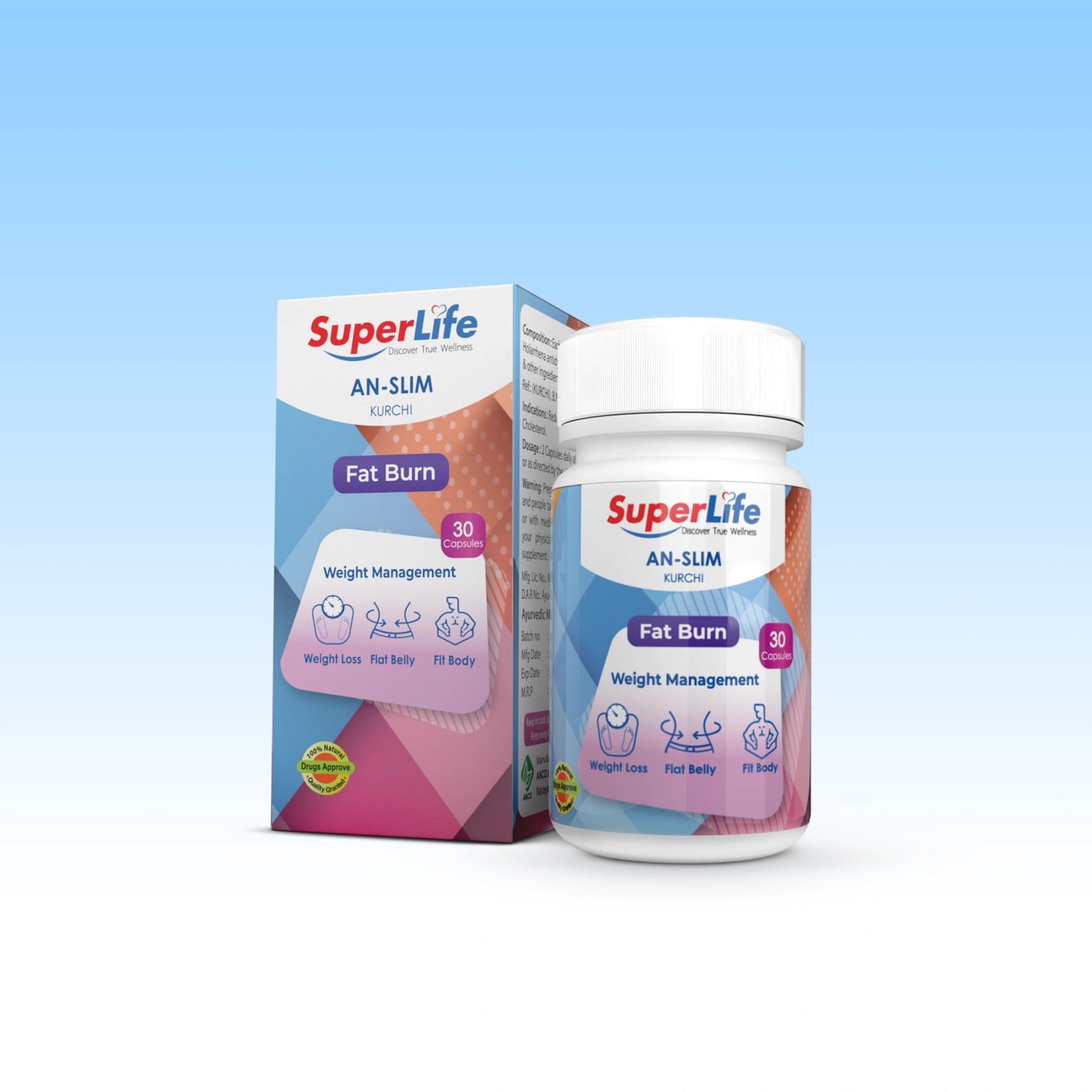 SuperLife Weight Management Fat Burn Capsule  (BD)