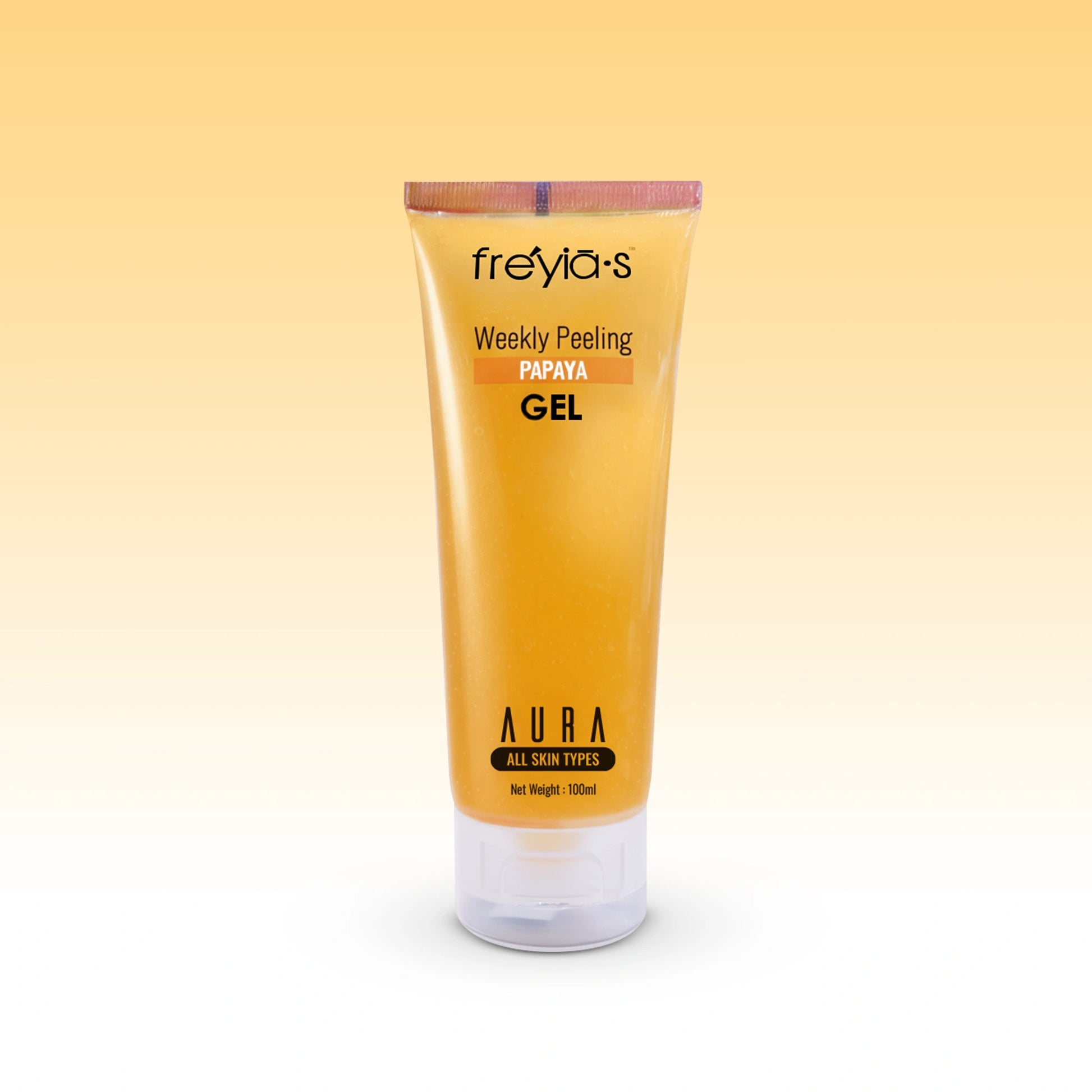 Freyia’s papaya peeling gel oil control tan removal glowing skin Bangladesh
Papaya peeling gel for oil control, tan removal and bright skin
