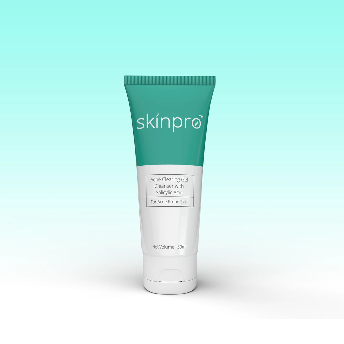 Skinpro Acne Clearing Gel Cleanser 50ml with 2% Salicylic Acid