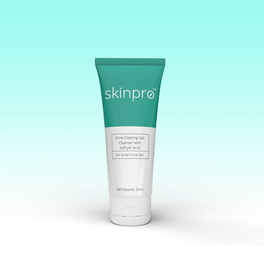 Skinpro Acne Clearing Gel Cleanser 50ml with 2% Salicylic Acid